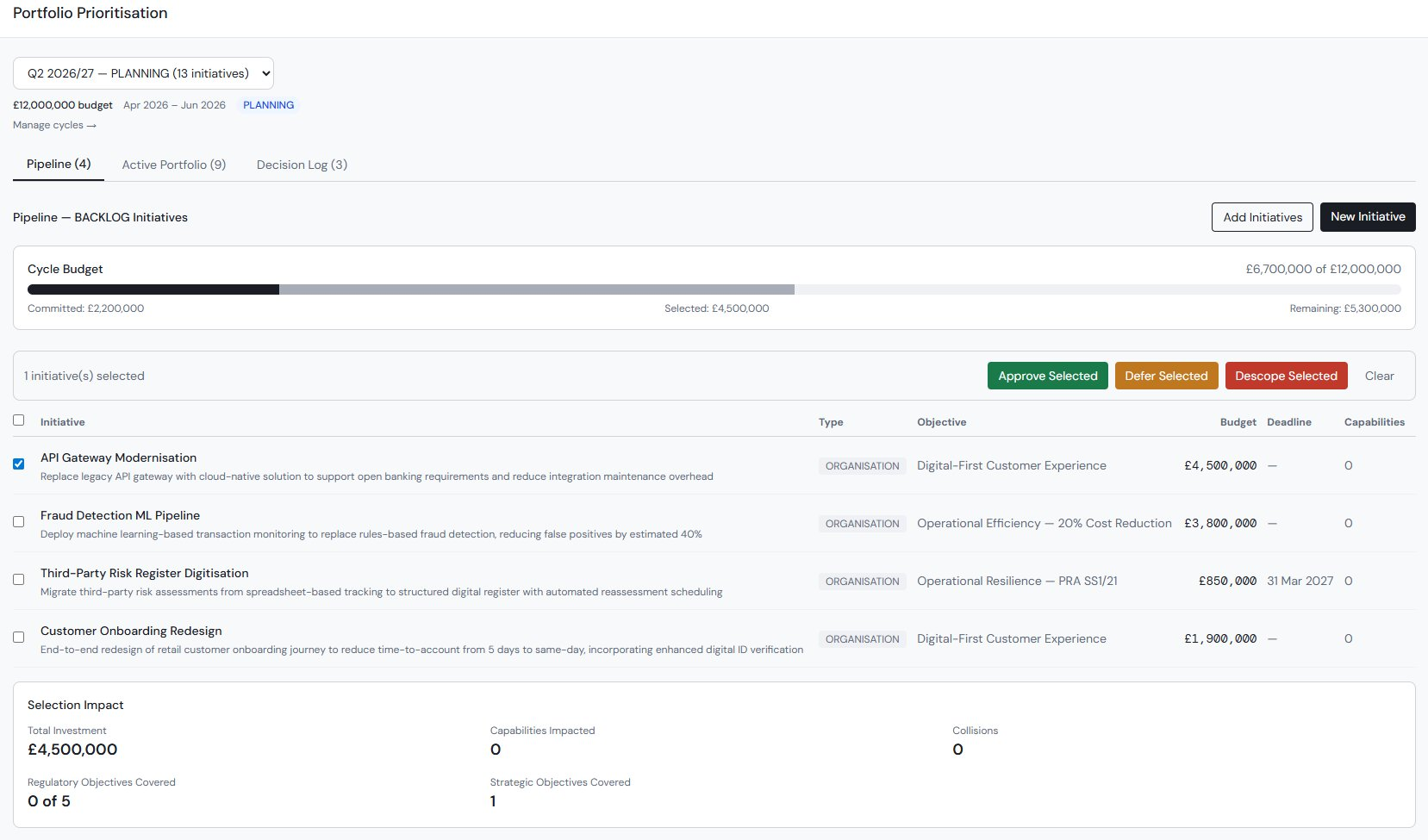 Stratavue Portfolio Pipeline